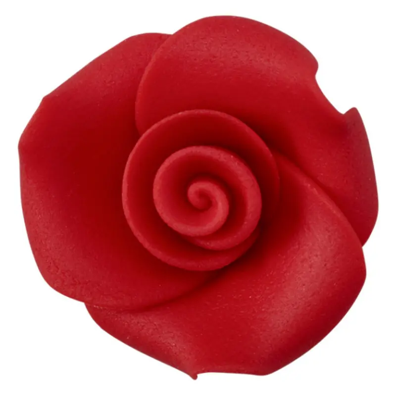 1.5-Inch Soft Red Sugar Rose Accent 1