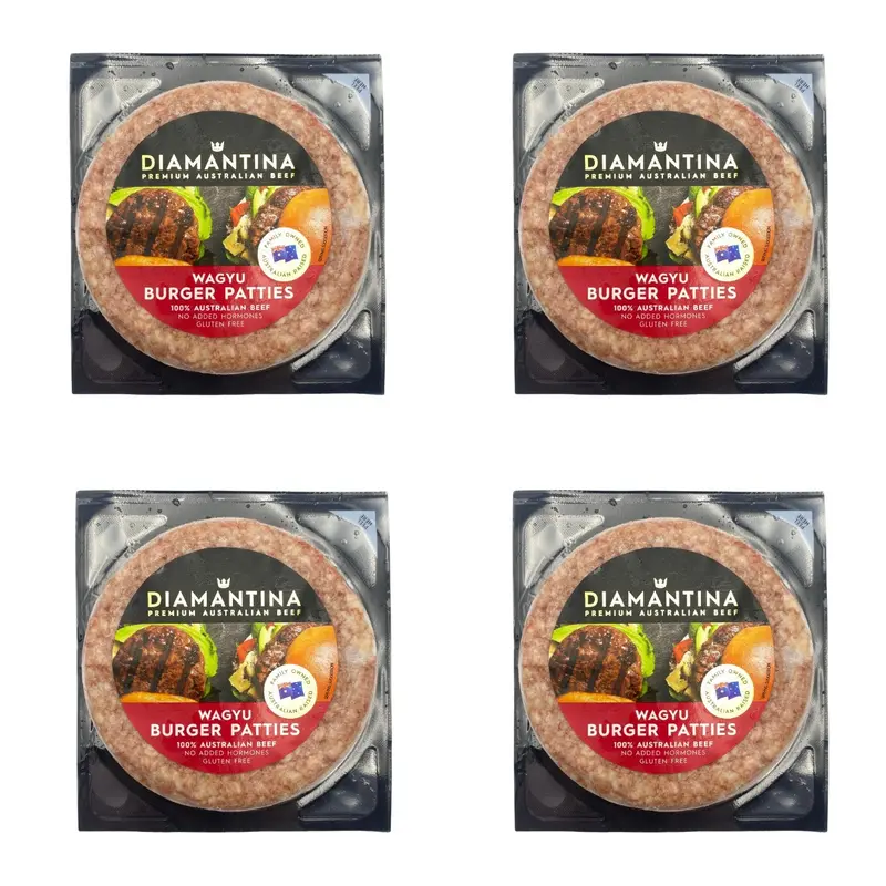 100% Full-Blood Wagyu Beef Burgers | 150G Each | 4-Pack 1