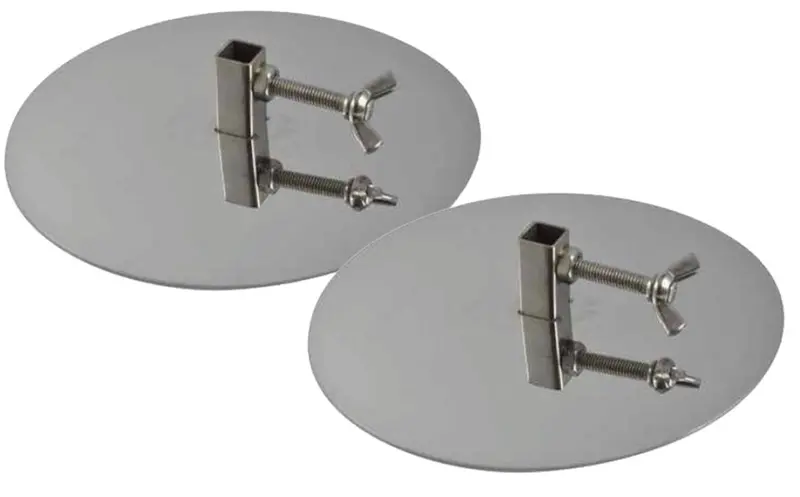 10Mm 304 Stainless Steel Gyro Or Shawarma Rotating Plates – Commercial Use 1