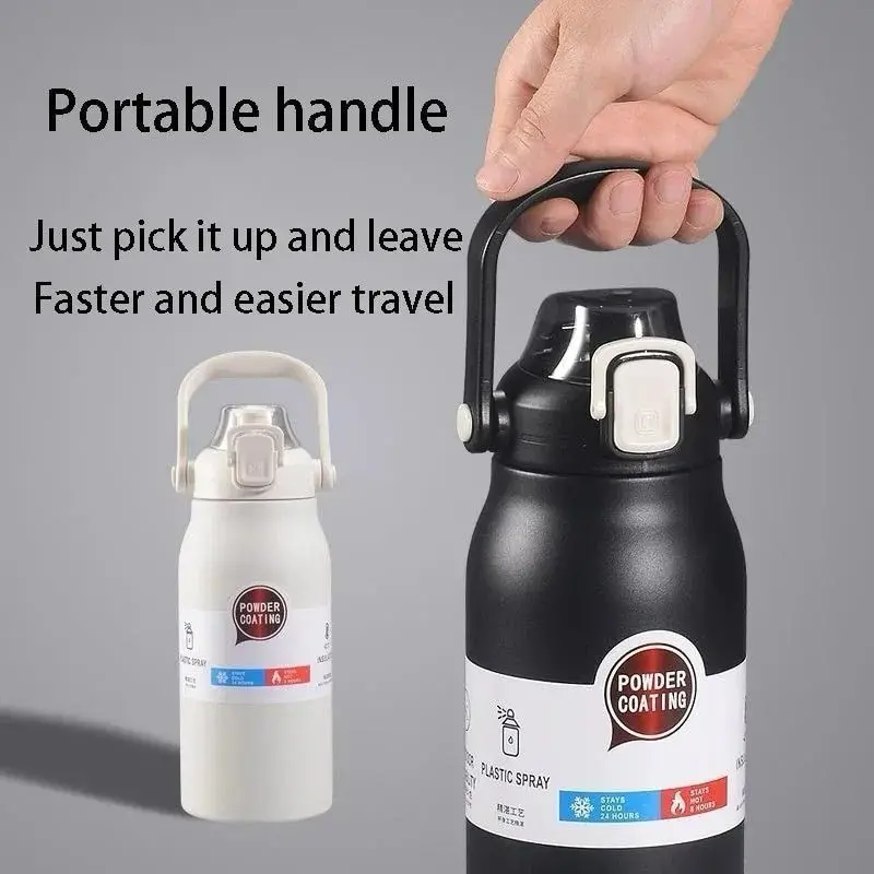 1200Ml Double-Wall Stainless Steel Water Bottle – 316 Surgical-Grade With Ergonomic Handle 1