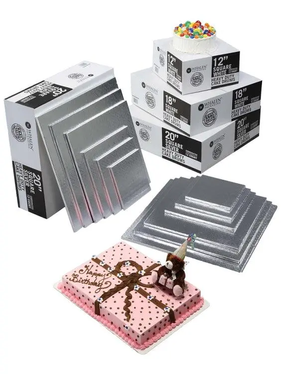 16-Inch Square Cake Drum Board – Reinforced Support Platform 1