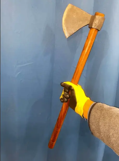 24-Inch Carbon Steel Wood-Chopping Axe – Medieval-Style Tool With Rosewood Handle 1