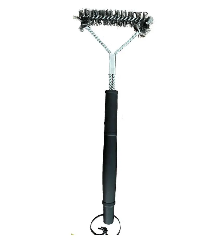 40Cm Heavy-Gauge Stainless Steel Grill Brush With Ergonomic Grip 1