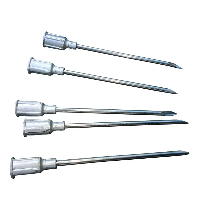 5-Pack 2-Inch 14G Meat Injection Needles – Precision Tip-Outlet Design 1