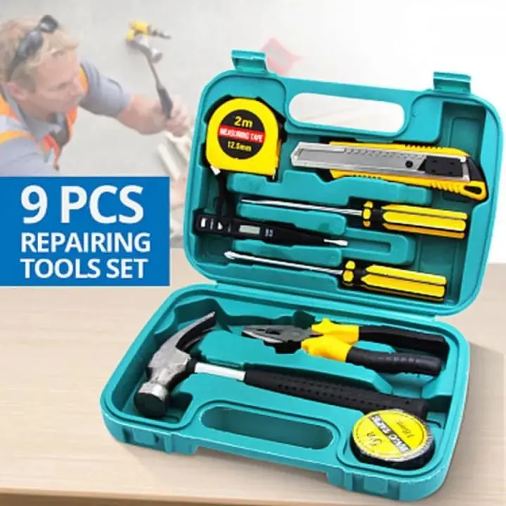 9-Piece Emergency Survival Tool Kit For Car & Home 1