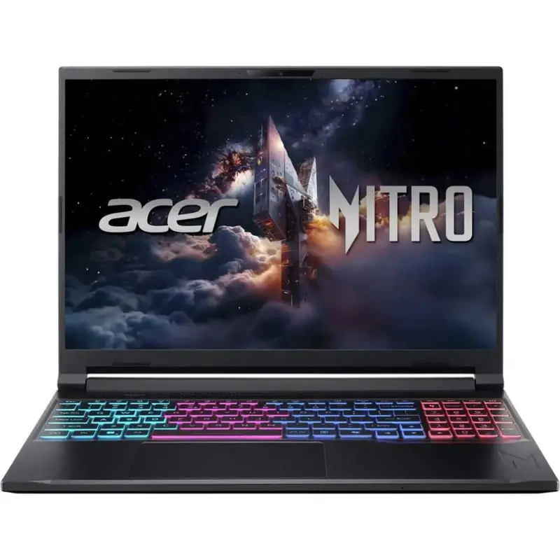 Acer Nitro V 16S Slim Gaming Laptop (2025) — Intel Core 7-240H, Rtx 5060 (8Gb), 16" Wqxga 180Hz Screen, 16Gb Ram, 1Tb Ssd, Dlss 4 1