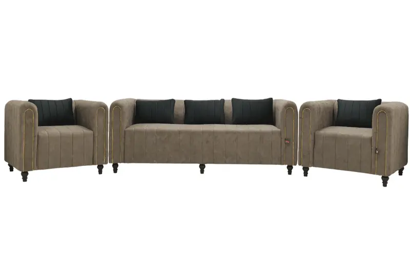 Afghani-Style 5-Seater Sofa Set – Upholstered Living Room Furniture (Available On Easy Payment Plans) 1