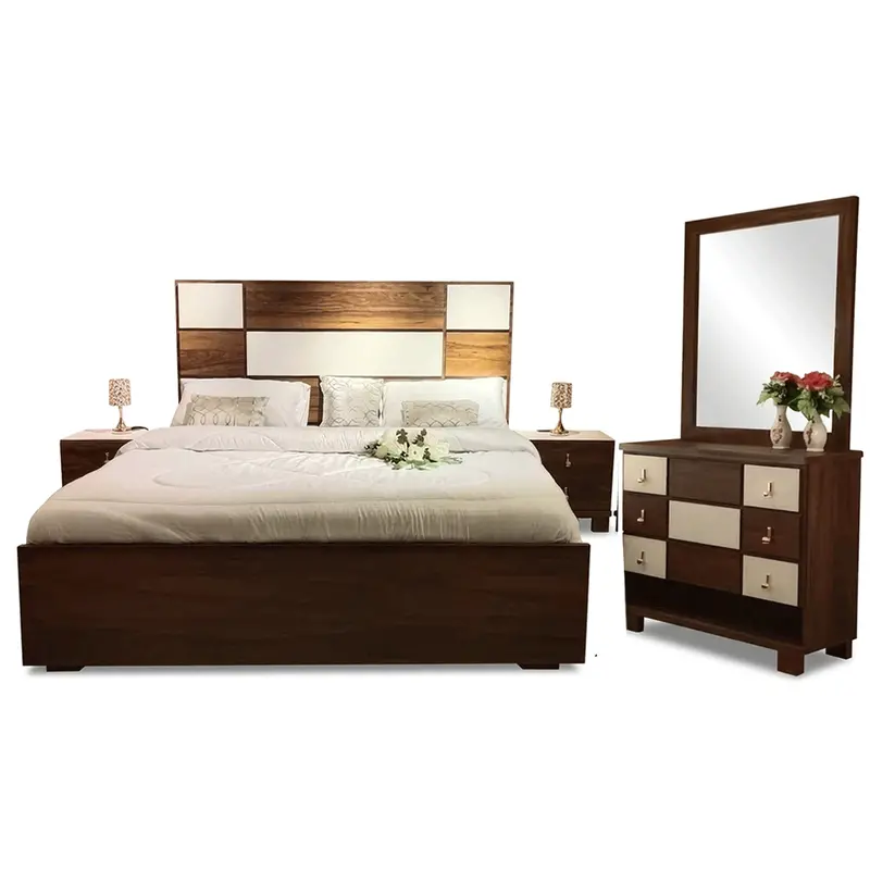 Almond Designer Bed Set – Interest-Free Installments Option 1