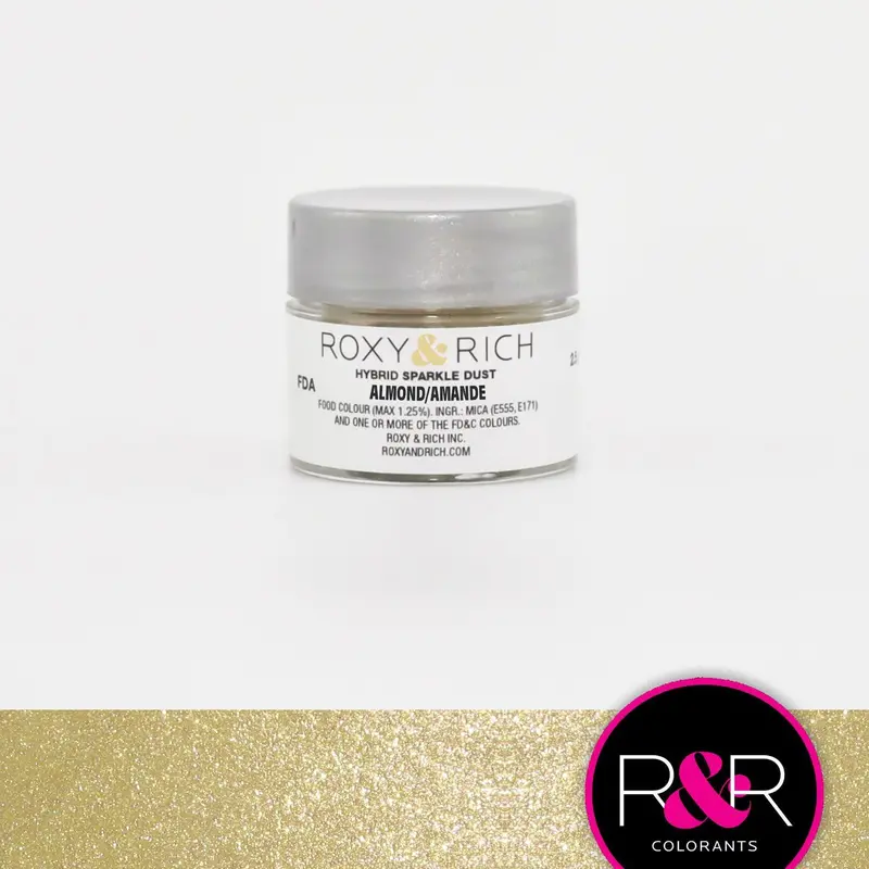 Almond Hybrid Sparkle Dust – 2.5G Edible Glitter 1