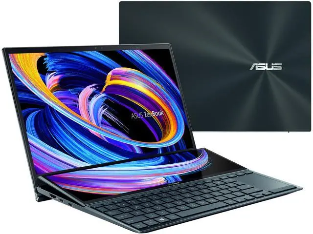 Asus Zenbook Duo 14 Ux482 — Dual-Screen Laptop With 14" Nanoedge Touch Display, I7-1195G7, Mx450, Screenpad Plus 1