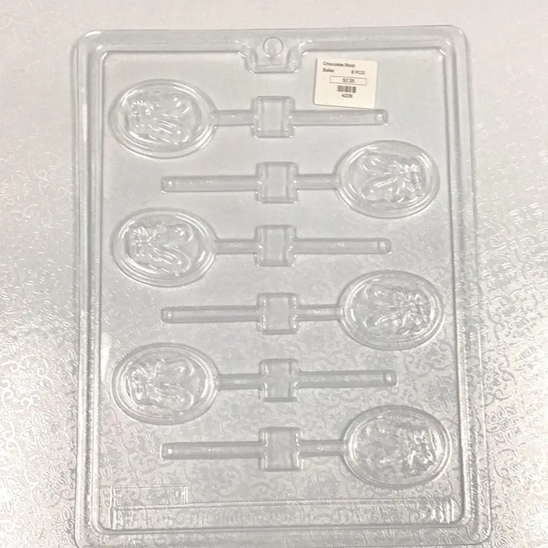 Ballet Slipper Chocolate Lollipop Mold 1