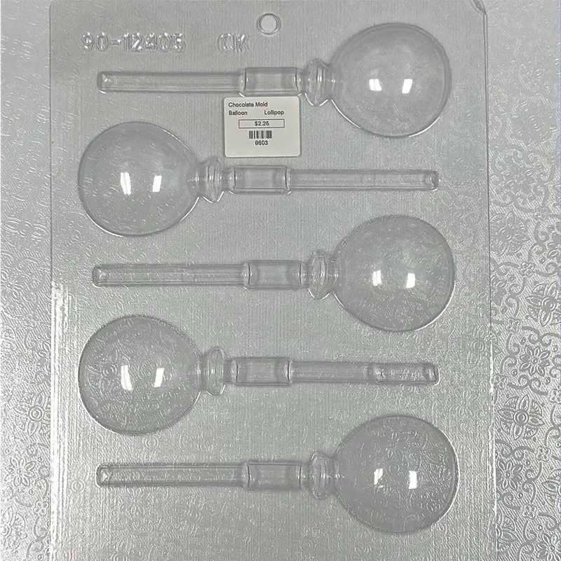 Balloon-Shaped Chocolate Lollipop Mold 1