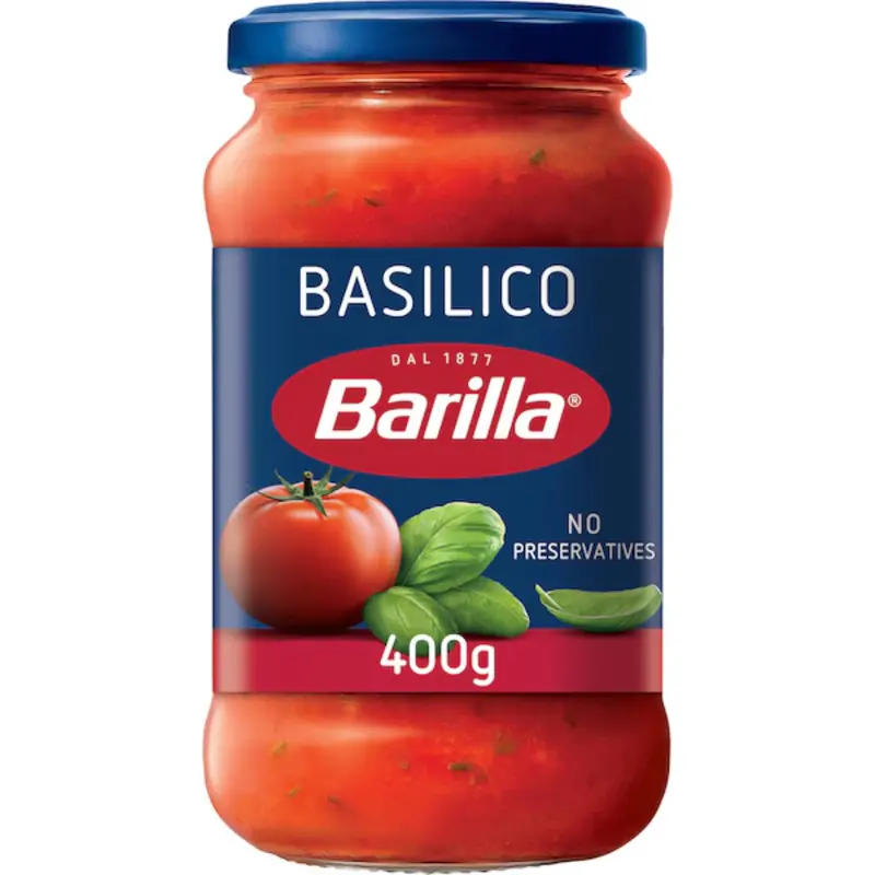 Barilla Basilico Sauce – Fresh Basil-Infused Tomato Sauce, 400G 1