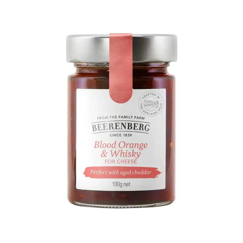 Beerenberg Blood Orange & Whisky Cheese Pairing – 190G 1