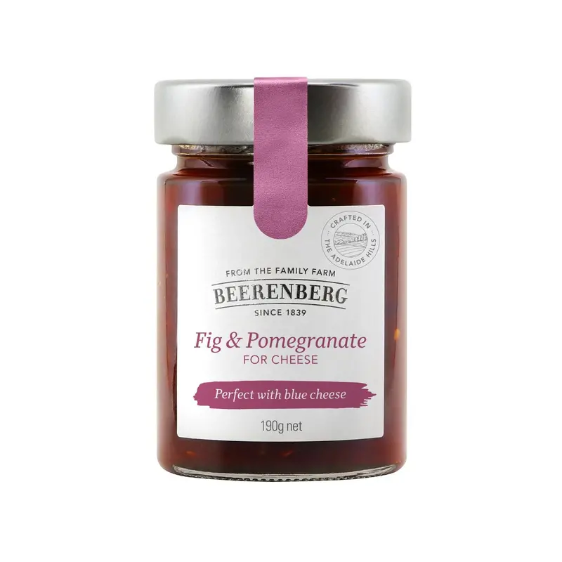 Beerenberg Fig & Pomegranate Cheese Accompaniment – 190G 1