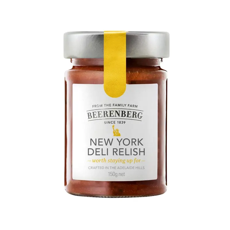 Beerenberg New York Deli Relish – Zesty Kosher-Style (165G) 1