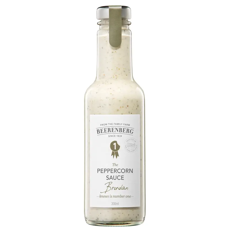Beerenberg Peppercorn Sauce | Rich 300Ml Gravy Alternative 1