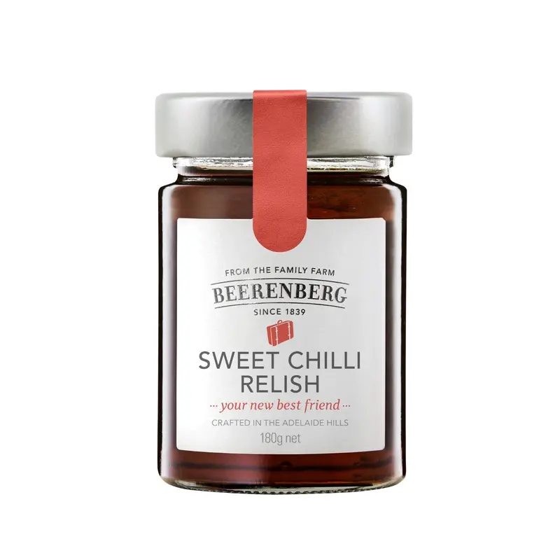 Beerenberg Sweet Chilli Relish – Australian Gourmet Condiment (180G) 1