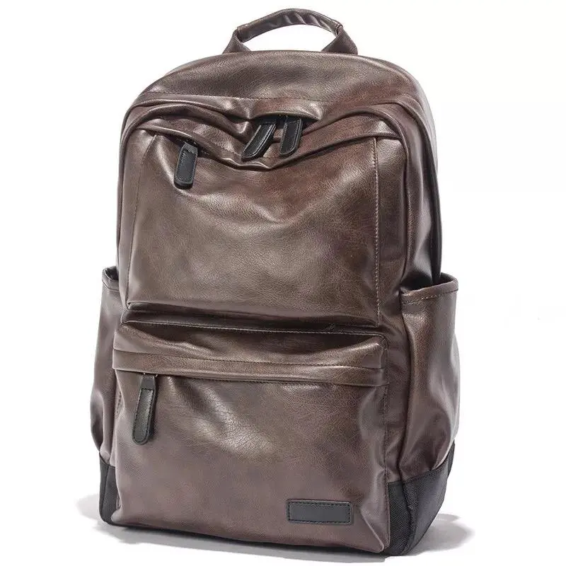 Brown Full-Grain Leather Laptop Pack – 16-Inch Capacity 1