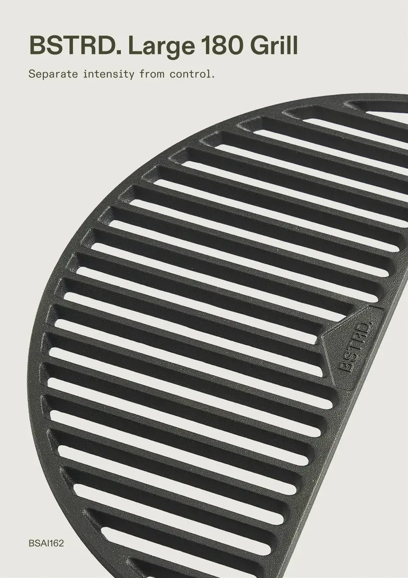 Bstrd. 180 Large Charcoal Grill Surface 1