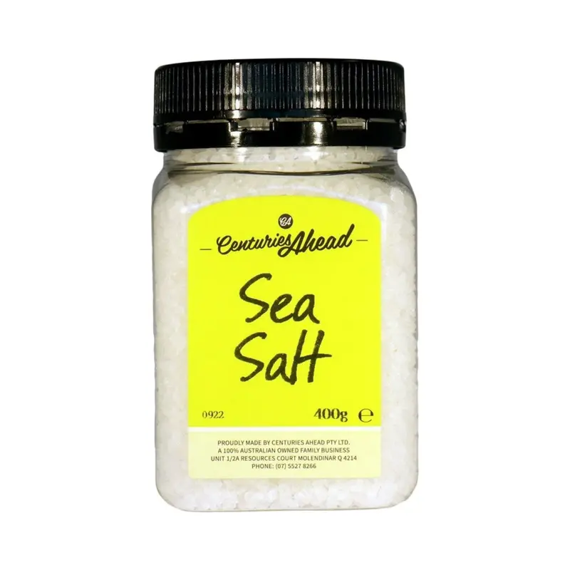 Centuries Ahead Premium Sea Salt – 400G Fine Grain Culinary Salt 1