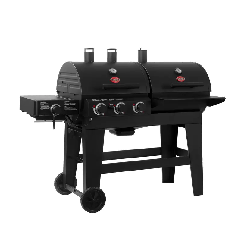 Char-Griller Double Play – Dual-Fuel Gas & Charcoal Grill 1