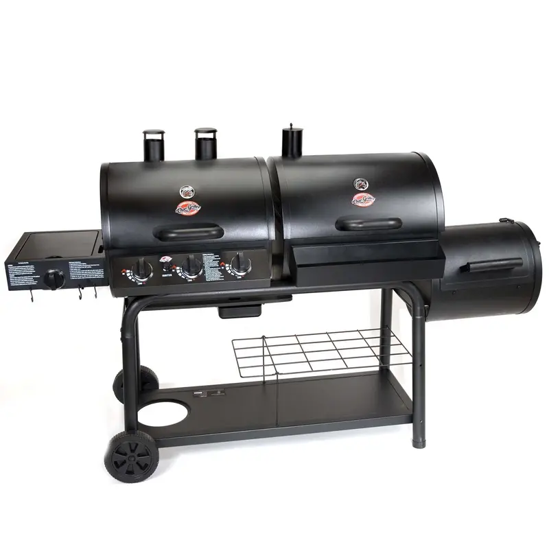 Char-Griller Double Play Dual-Fuel Smoker Grill 1