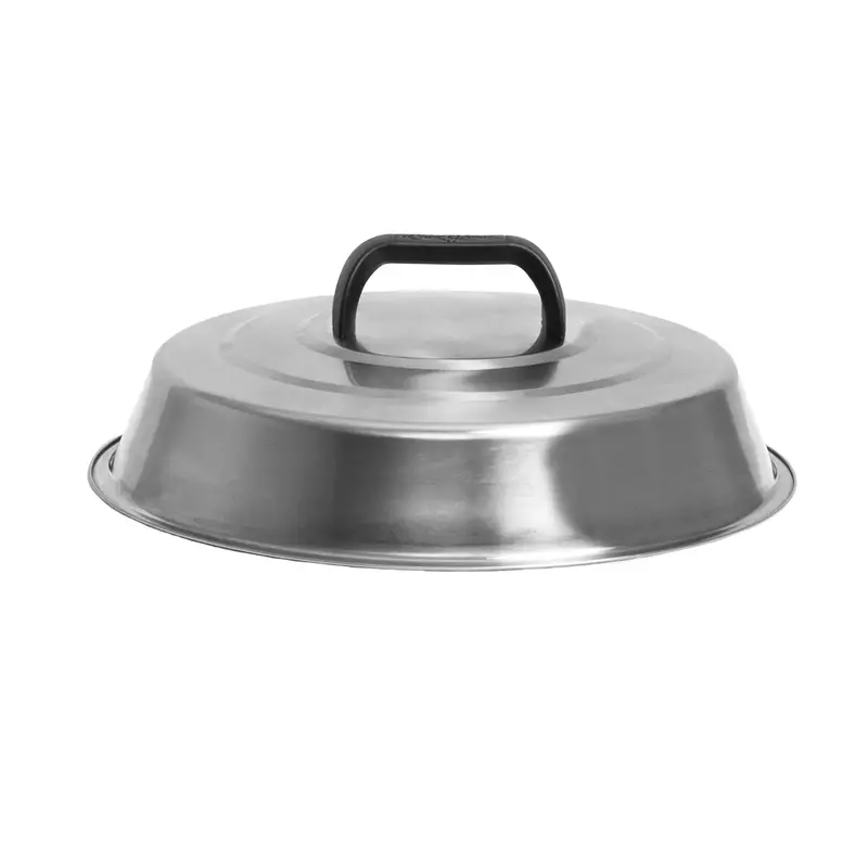 Char-Griller Flat Iron 12" Melting Dome & Basting Lid 1