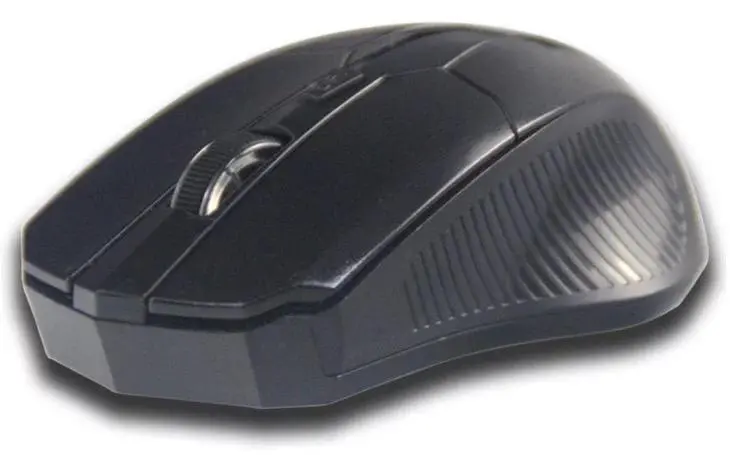 Compact Usb Wireless Optical Mouse – Sleek Black Finish 1