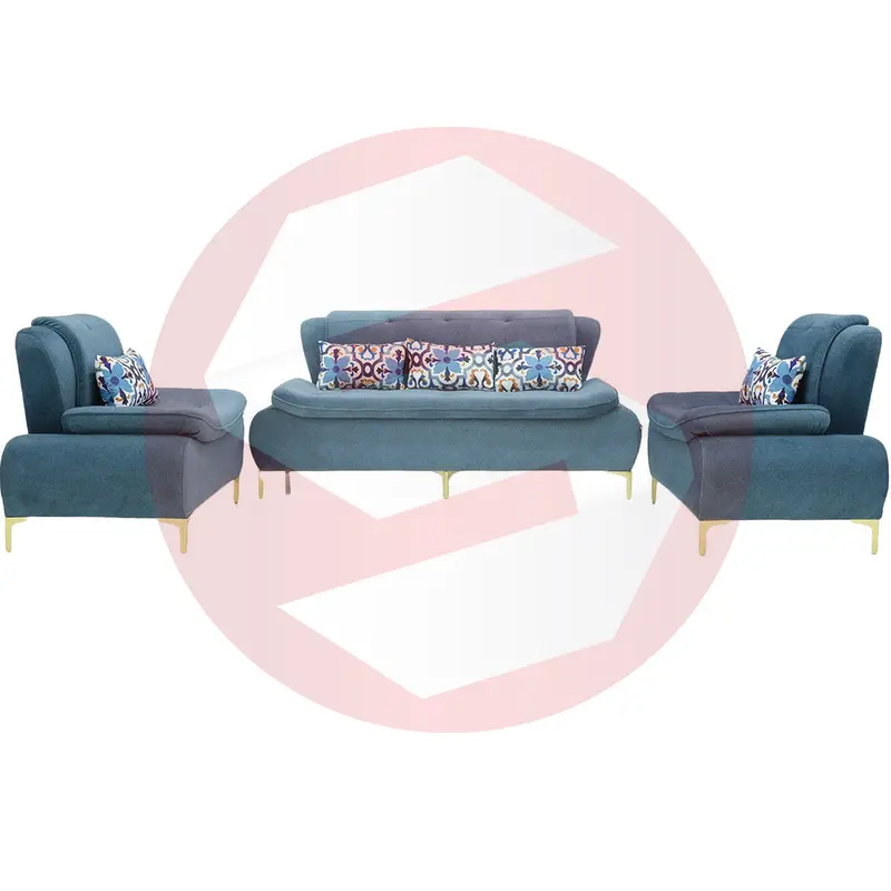 Daffodils 5-Piece Sofa Set – Premium Fabric Living Room Collection 1