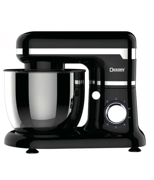 Dessini 1000W Professional Stand Mixer With Bowl – Powerful Black Kitchen Tool 1