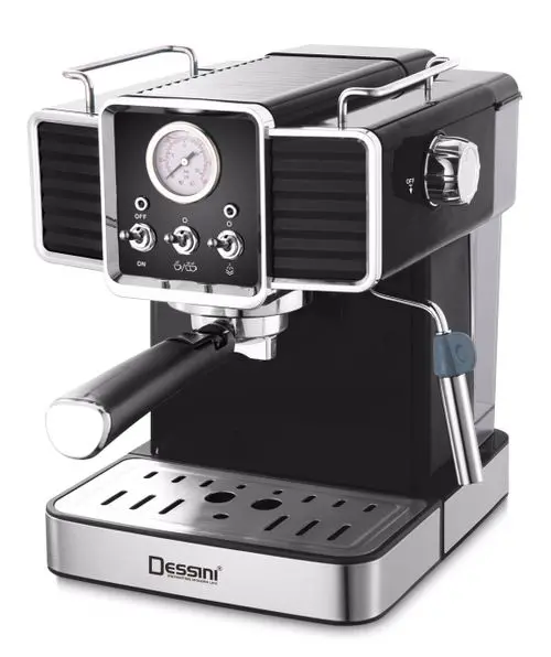 Dessini 1350W 15-Bar Automatic Espresso Machine – Professional-Grade Black Coffee Maker 1