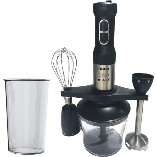 Dessini 4-In-1 Immersion Blender Kit – Versatile Hand Blender, Matte Black 1