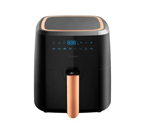 Dessini Smart Air Fryer — 5L Basket, 1000W, Touch Controls, Energy-Efficient Black Model 1