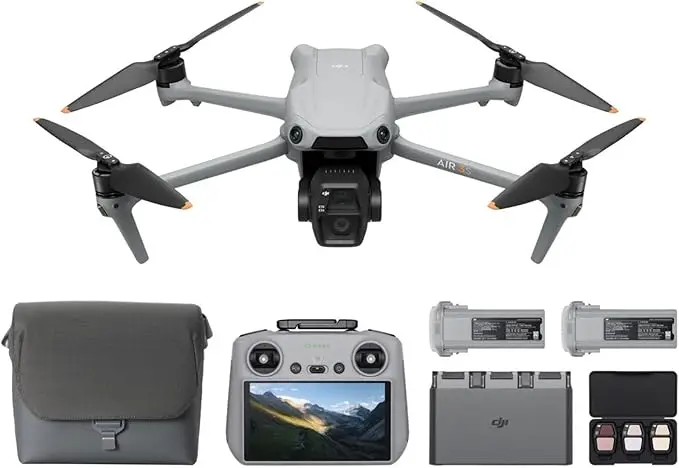 Dji Air 3S Fly More Combo With Dji Rc 2 – Dual 1" Cmos Cameras, 4K/60Fps, Omnidirectional Sensing, Uae Warranty 1
