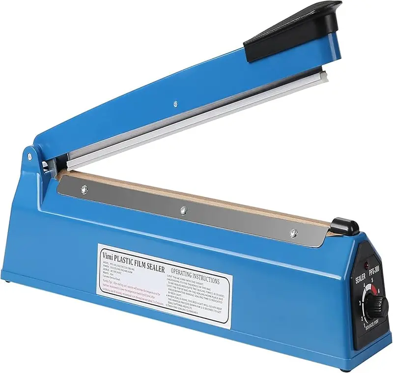 Ecvv 8-Inch Manual Heat Sealer – Impulse Bag Sealing Machine For Pe/Pp Packaging 1