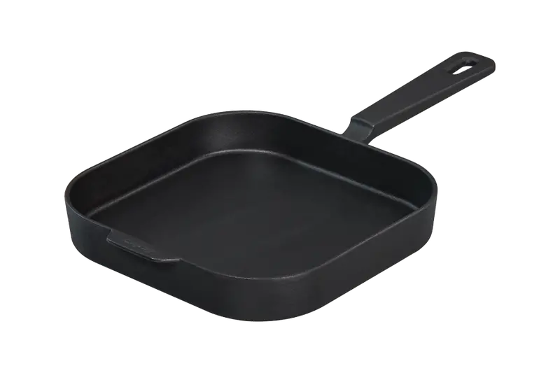 Enders Large Cast Iron Frying Pan With Integrated Bamboo Cutting Board 1