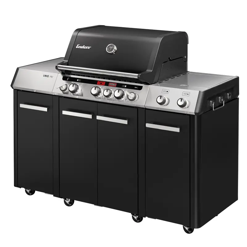 Enders Uniq Pro 3 Ik Gas Bbq Kitchen With Cruster Station 1