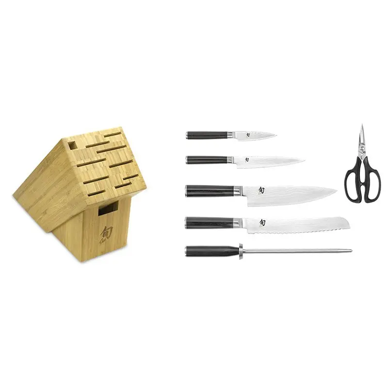Essential 7-Piece Knife Block Set For Home Chefs 1