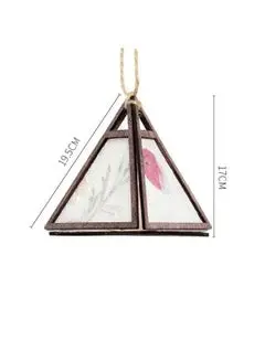 Fashionhome Triangle-Shaped Portable Lantern With Tassels – Festive Diwali & Spring Decoration 1