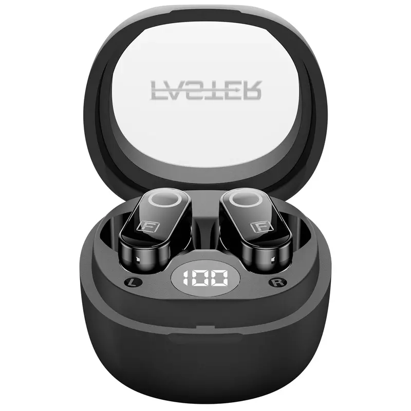 Faster Mystic True Wireless Earbuds – Black 1