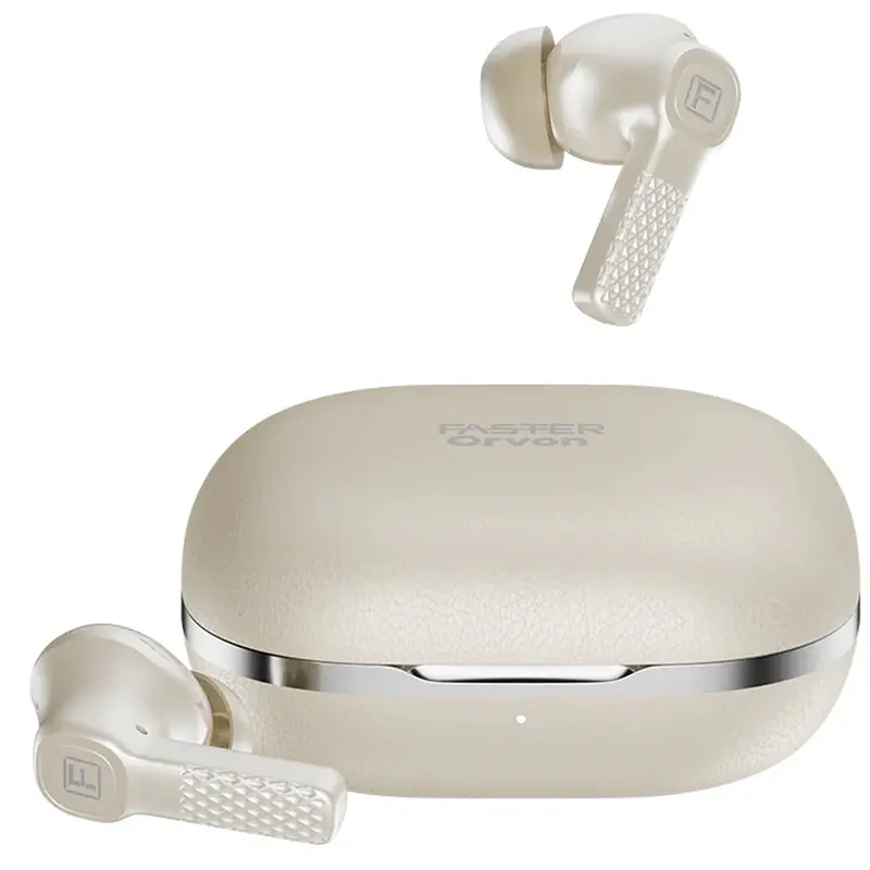 Faster Orvon Lightweight Tws Earbuds – Oat Beige 1