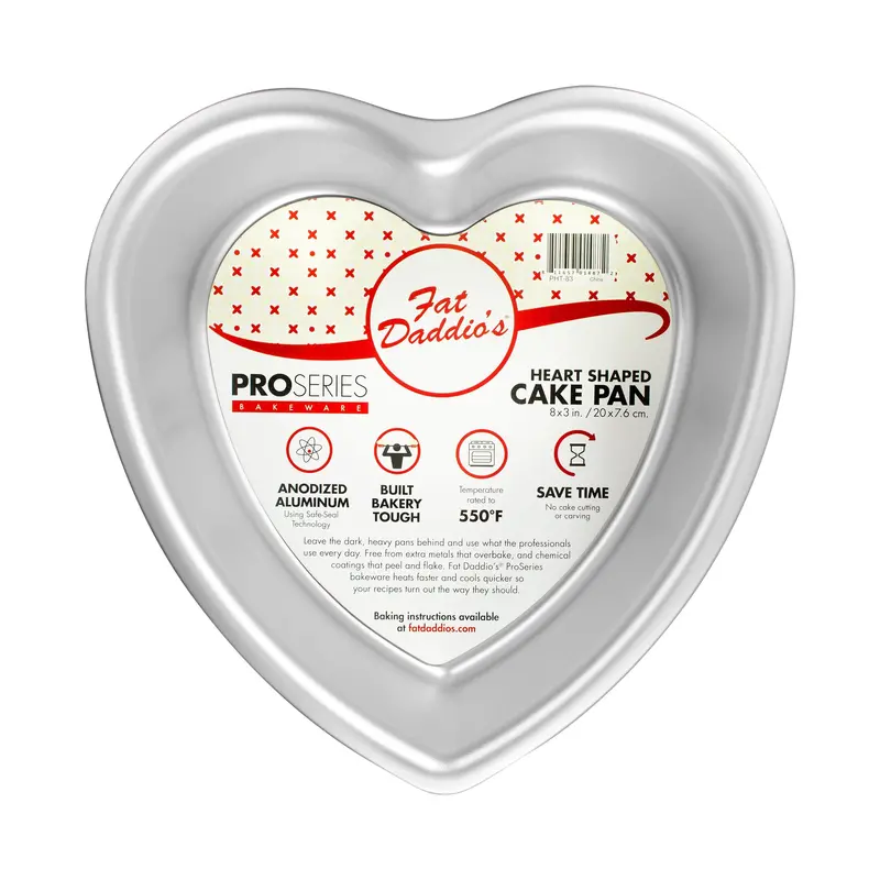 Fat Daddio’S 8-Inch Heart-Shaped Non-Stick Baking Pan 1