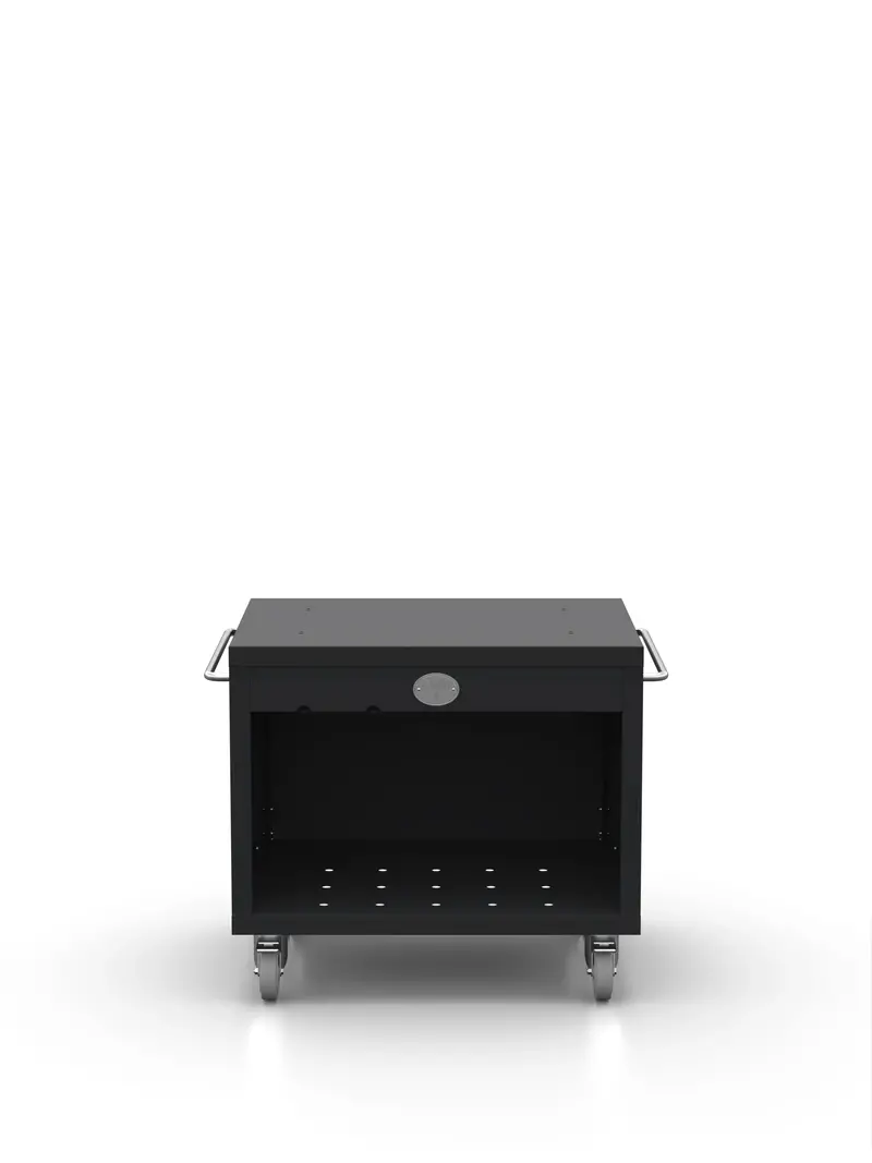 Flamery Compact Asado Bbq Trolley With Casters 1