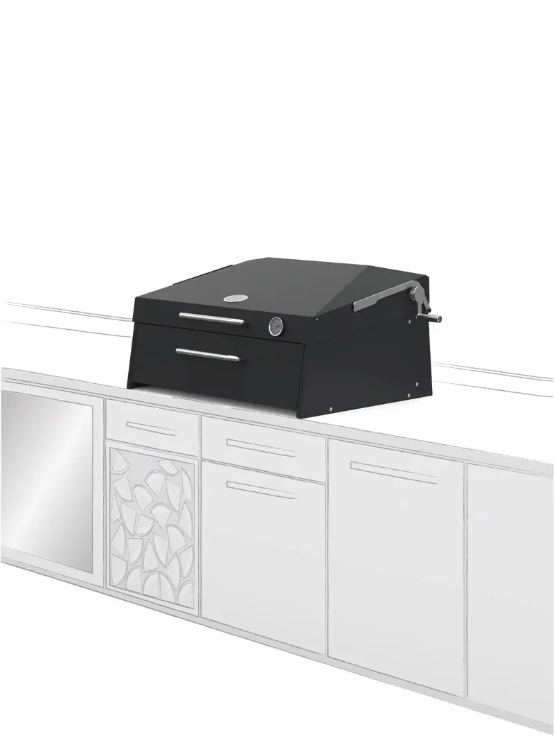 Flamery Small Asado Pro 3.1 Built-In Bbq With Full Grill Assembly 1