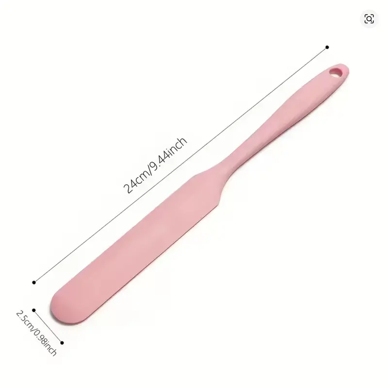 Flexible Silicone Scraper Spatula For Even Icing And Clean Edges 1