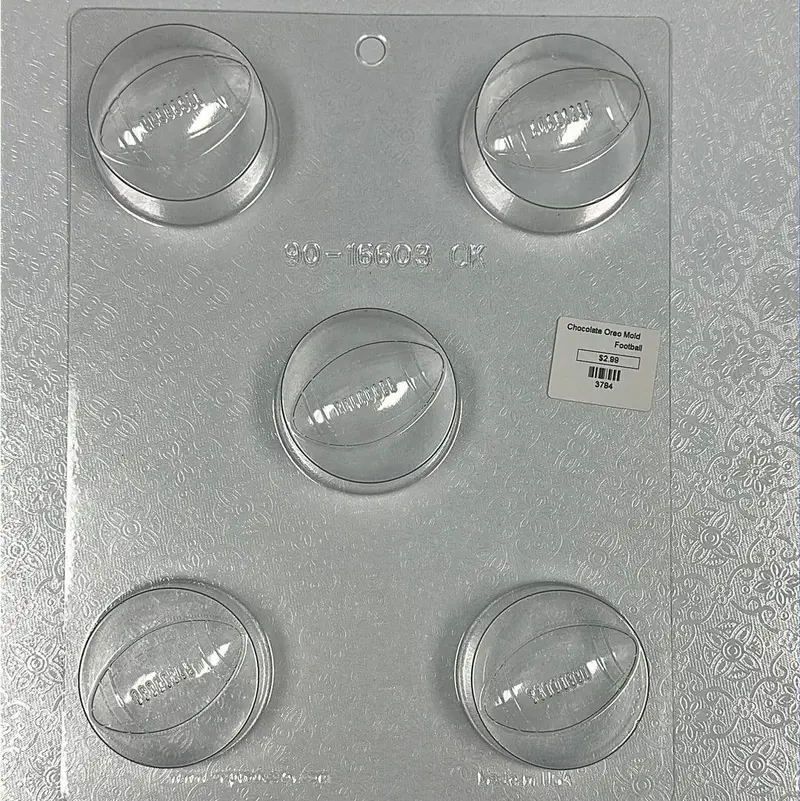 Football Cookie Chocolate Mold 1