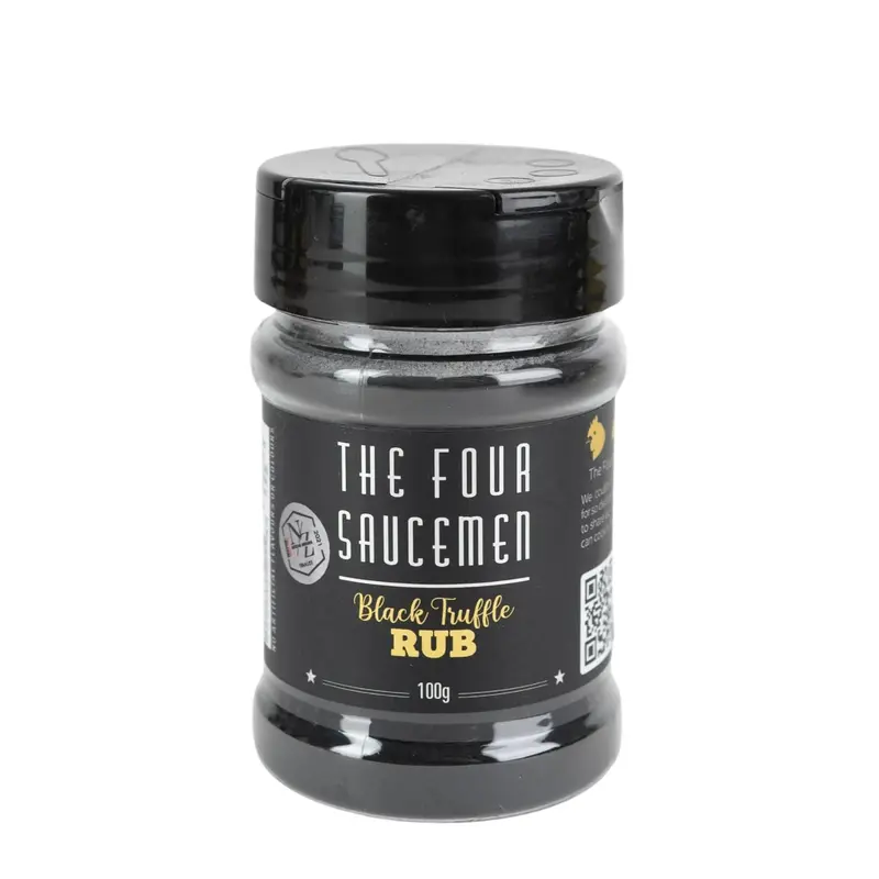 Four Saucemen Black Truffle Rub – Gourmet Umami-Enhanced Spice Blend 1