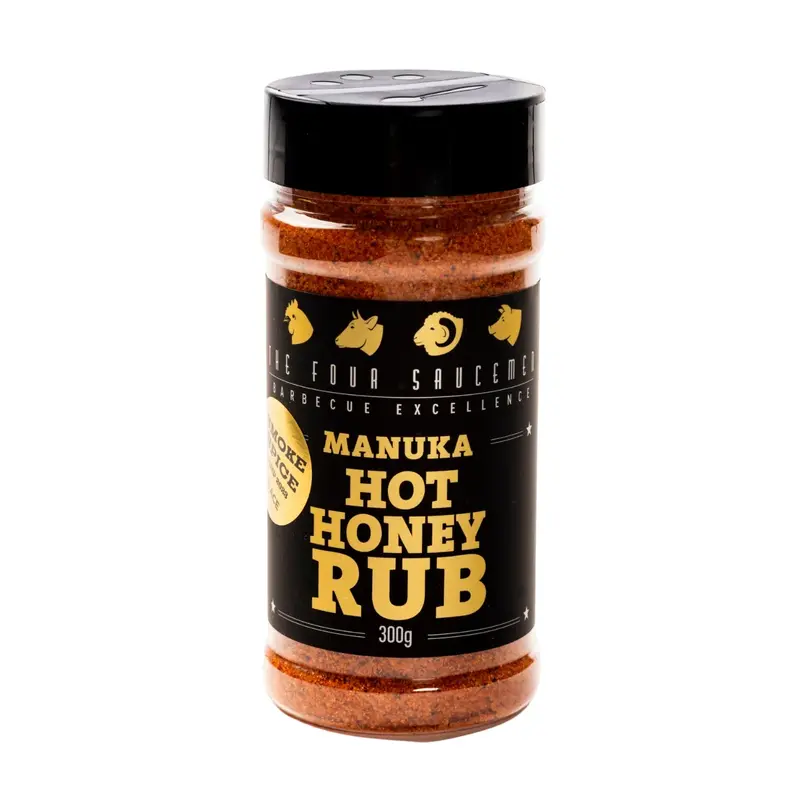 Four Saucemen Manuka Hot Honey Rub – Smoky-Sweet Dry Seasoning 1