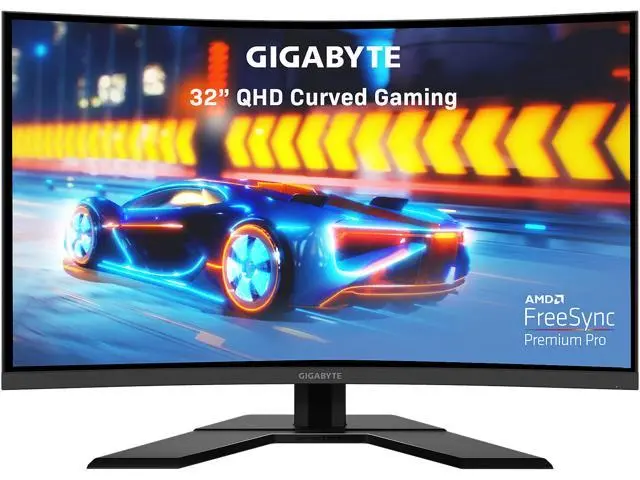 Gigabyte G32Qc A 32-Inch Curved Qhd Gaming Monitor — 165Hz, Va Panel, Hdr400, Freesync Premium Pro 1